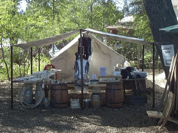 Pair-o-Dice Mercantile Tent Drygoods Store (1800s California Gold Rush Style)