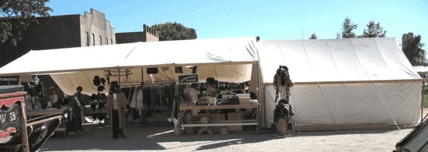 Pair-o-Dice Mercantile Tent Drygoods Store (1800s California Gold Rush Style)