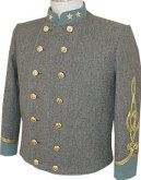 C.S. Lt Colonel's Shelljacket, American Civil War Uniforms