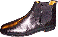 Ladies High-Top Elastic Gusset Shoes - Black. Victorian & Civil War