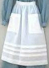 Half Apron with pockets and horizontal tucks. Victorian & Civil War dresses