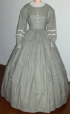 Ladies 1860s Day Dress. Victorian & Civil War dress