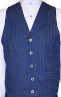 Civilain Single Breasted Notched Collar Vest, 19th Century (1800s) Men's Clothing