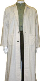 Linen Duster / 1910 Car Coat, 19th Century (1800s) Men's Clothing