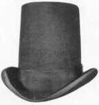 Black Men's Empire Top Hat