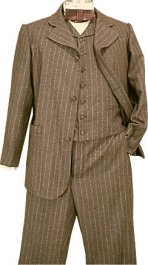 Civilain Sack Suit, 19th Century (1800s) Men's Clothing