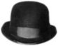Derby hat. Victorian hats. 19th Century (1800s) hats