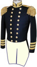 Union Naval Officers Dress Tailcoat, United States Civil War Navy uniforms