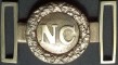 NC North Carolina Spoon and Wreath Buckle for Sabre Belts