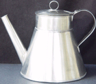 large Coffee Pot of stainless steel (1800s/19th Century)