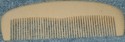 Wooden hair comb, 6"