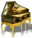 18th Century Hemsch Drop Harpsichord