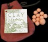 Clay Marbles, 19th Century (1800s) children's toys and games