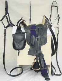 M1859 McClellan Saddle Package: Saddle, Surcingle, Bridle (headstall, bit & reins), Halter/Lead Strap and Saddle Bags