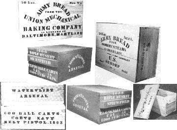 Military Boxes: ammo, hard tack, etc (1800s/19th Century)