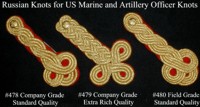 Civil War USMC Officers Shoulder Knots (Russian Knots)
