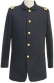 Civil War Junior Officers Sack Coat with Shoulder Boards, American Civil War Military Uniforms