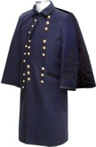 Civil War Officers Cloak Coat (Overcoat) for Captain's with buttons