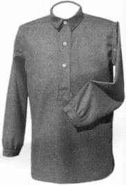 U.S. M1852 Grey Wool Flannel Overshirt, American Civil War Men's Clothing