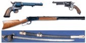 19th and early 20th Century Weapons. Rifles, muskets, carbines, pistols, revolvers, swords and sabres.