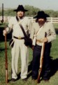 Two of the Los Angeles Confederate Infantry Reenactors, Wild Wild West - Will Smith, Kevin Kline, Kenneth Branagh and Selma Hayek