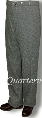 CSMC Winter Trousers, Medium Gray (Confederate Marine Corps)