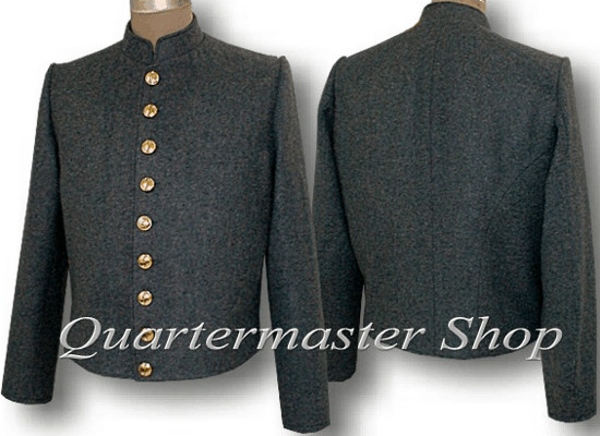 Confederate Marines (CSMC) Shelljacket, front and back
