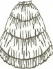 Girls hoop with blouse attached / hoop-slips, 19th Century (1800s) Girls Underpinnings