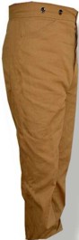 USMC (Marine Corps) M1884 Brown Canvas Duck Trousers, 19th Century (1800s) Clothing