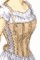 Ladies Corset, Madam Foy Skirt Supporting Corset 