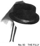 Filly, 19th Century (1800s) Ladies Hat