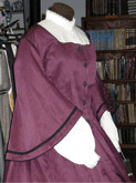 1860s Pagoda Day or Tea Dress #3, 19th Century (1800s) Ladies dresses