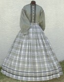 Ladies day and evening bodice and skirt. Victorian & Civil War underpinnings
