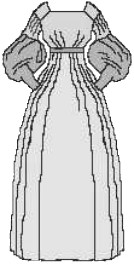 1830's to 1840's Day Dress without Pelerine, 19th Century
