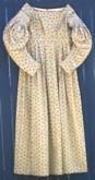 1830's to 1840's Day Dress, front. 19th Century