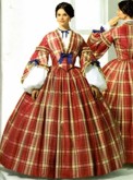 1860s Pagoda Day or Evening Dress #2, 19th Century (1800s) Ladies Dresses