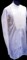 White - Button-Up Detachable Collar Shirt - Pleated Bib, 19th Century (1800s) Clothing