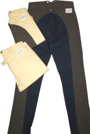 High-Back Canvas Duck Civilian Trousers / Pants