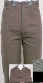 Brushed Cotton Twill Civilian Trousers / Pants
