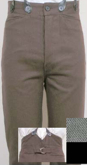 Brushed Cotton Twill Civilian Trousers / Pants