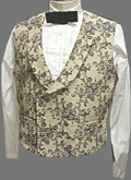 Civilain Double Breasted Shawl Collar Vest, 19th Century (1800s) Men's Clothing
