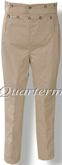 Men's 1830-1840 Broad Fall (Broadfall) Trousers