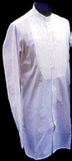 Victorian Button-Up Shirt - Pleated Bib, 19th Century (1800s) Men's Clothing