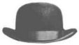 Bowler hat. Victorian hats. 19th Century (1800s) hats