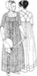 Front Closing Gown pattern by Past Patterns, #031