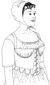 Front Closing Gown pattern by Past Patterns, #031