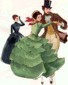Fan Front Bodice and Skirt pattern by Past Patterns, #800 & 801