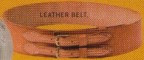 Waist Belt, wide belt with 2 buckles in black