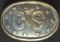 CS Oval Buckle with Stars for Enlisted Waist Belts