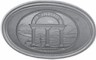 Georgia (State Seal) Oval Lead Filled Buckle, Civil War Enlisted
